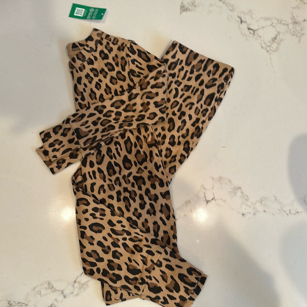 Brand new cheetah long sleeve PJs